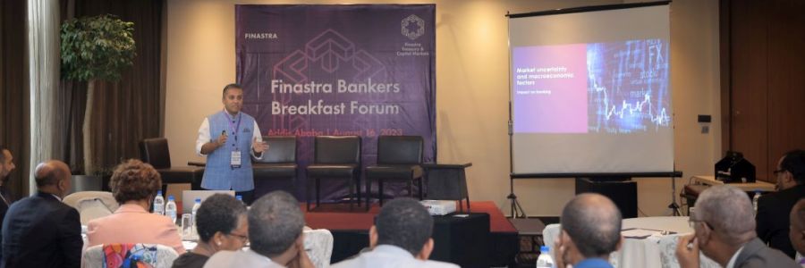 Jigar Dedhia took to the stage in Ethiopia to discuss banks